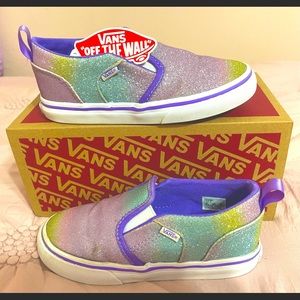 Rainbow Glitter VANS